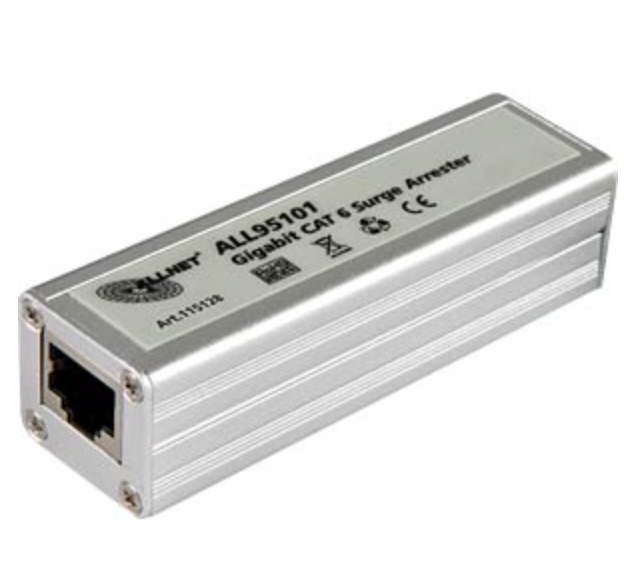 Allnet ALL95101 Netzwerk Überspannungsschutz Cat.6 (ADSL)