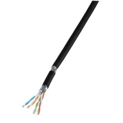 Cat.7 Flexkabel S/FTP 1000MHz, Pur/Gum- mi, RAL9005