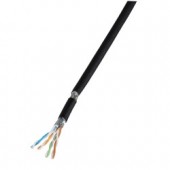 Cat.7 Flexkabel S/FTP 1000MHz, Pur/Gum- mi, RAL9005